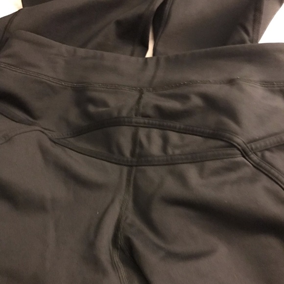 LULULEMON Black Straight Wide Leg Yoga Pants - Picture 3 of 7